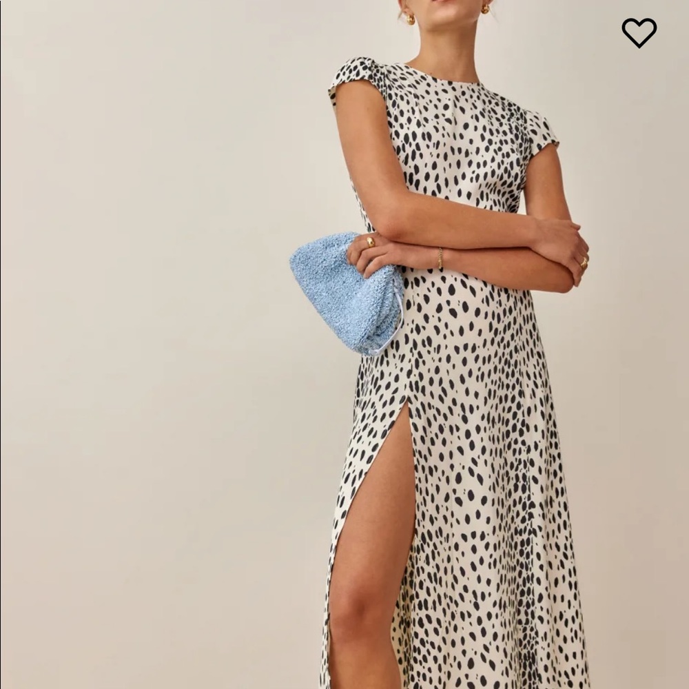 Reformation Gavin Dress Cheetah EUC